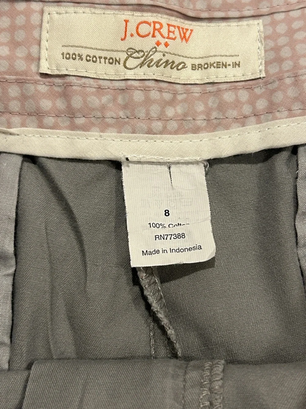J. Crew Chino Shorts Women’s Size 8